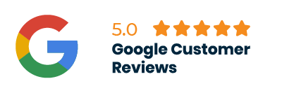 Google 5-star rating graphic representing Tiger Locksmith's excellent customer reviews and 24/7 emergency locksmith services.